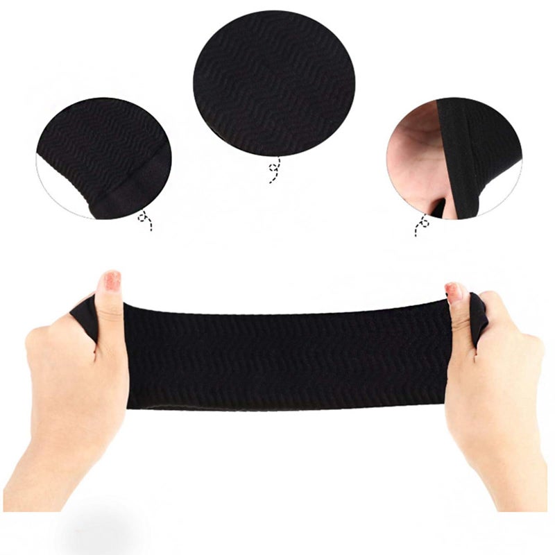 Zittop 1 Pairs Slimming Arm Sleeves Arm Elastic Compression Arm Shapers Sport Arm Shapers for Women (Black) - Image 2